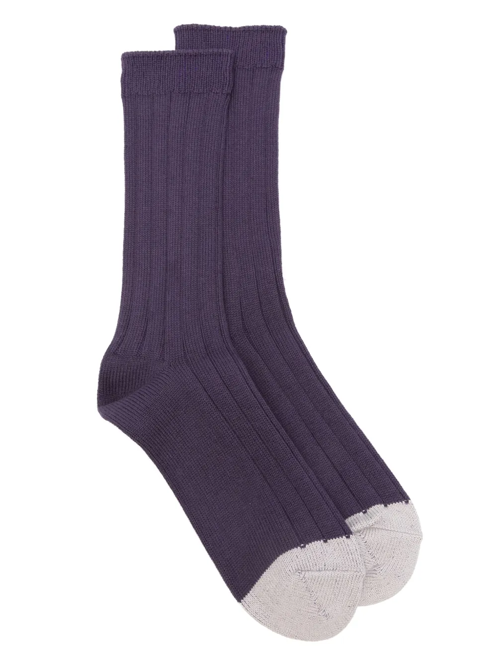 Homme Plissé Issey Miyake Tweekleurige sokken Paars