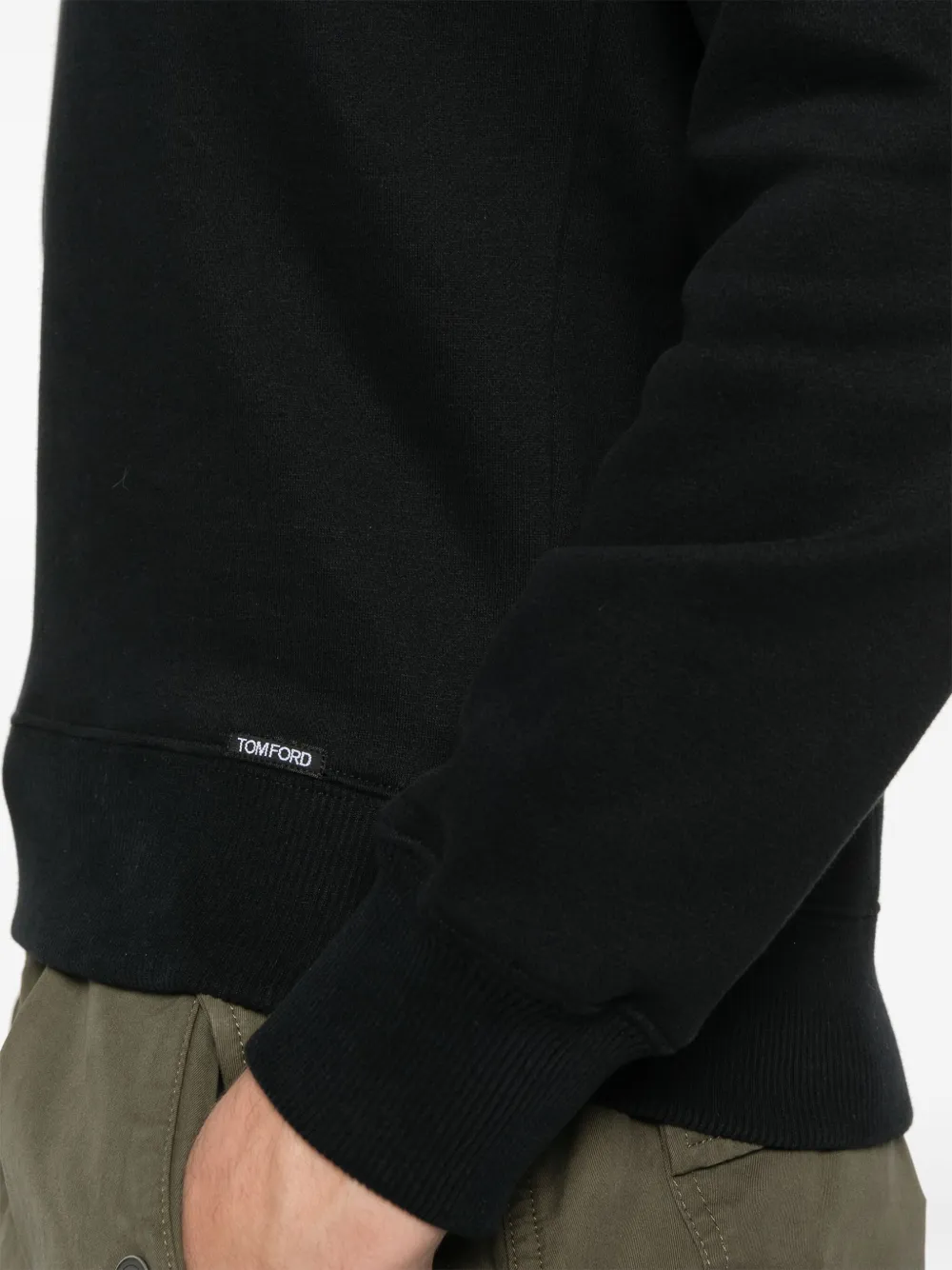 Tom Ford Fleece Sweatshirt In Black