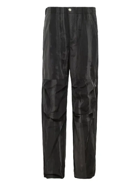 SOLID HOMME panelled trousers