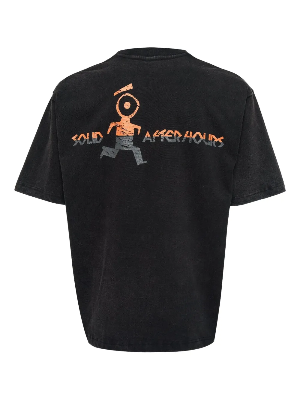 SOLID HOMME T-shirt met grafische print - Grijs