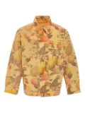 SOLID HOMME fruit-print work jacket - Orange