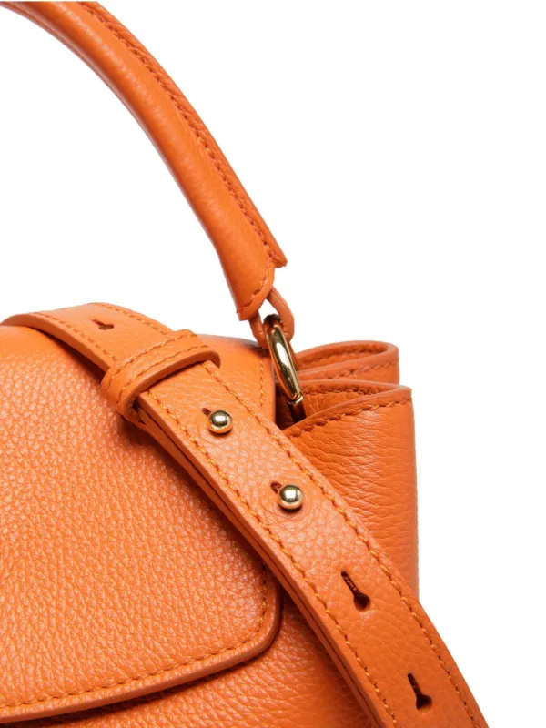 Bally Layka レザー ハンドバッグ S | オレンジ | FARFETCH JP