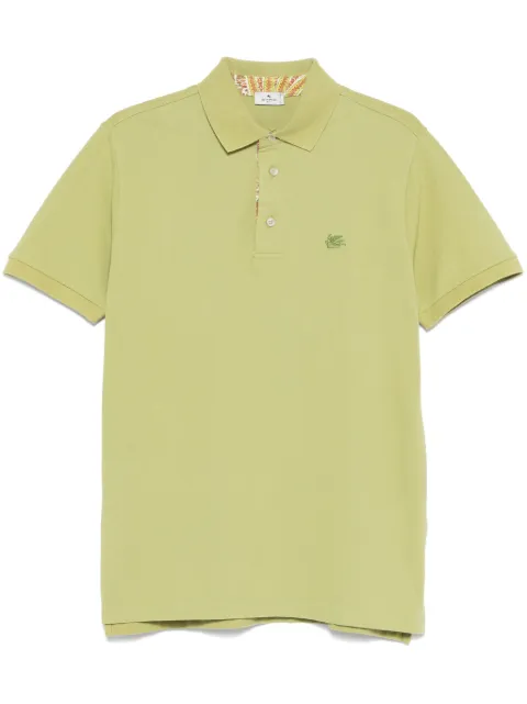 ETRO logo-embroiderde polo shirt