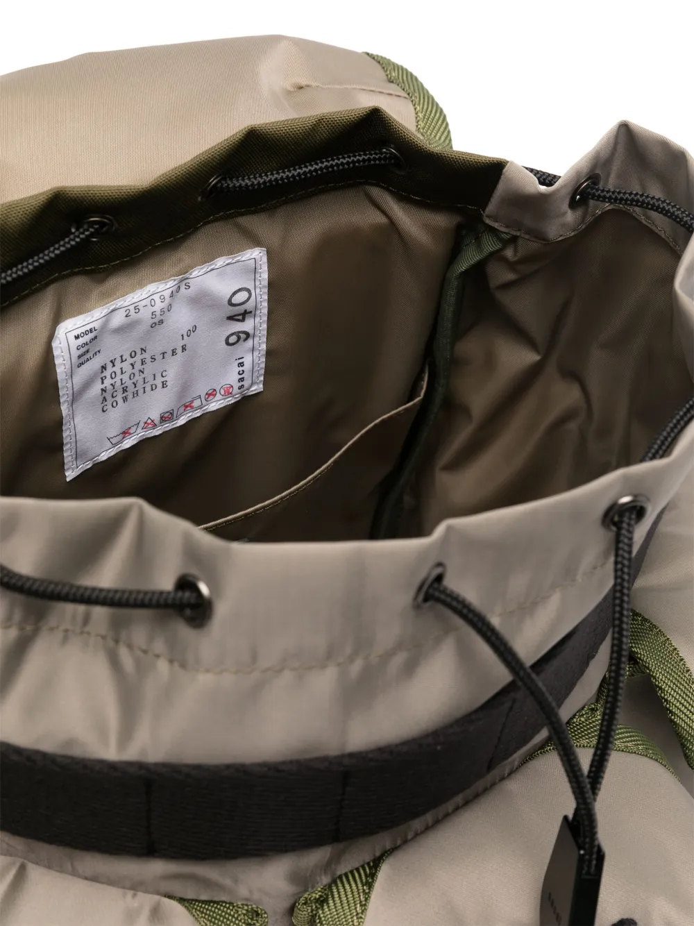 sacai Alice Pack kleine rugzak Groen