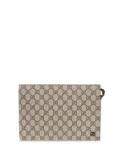 Gucci GG Supreme clutch bag - Neutrals