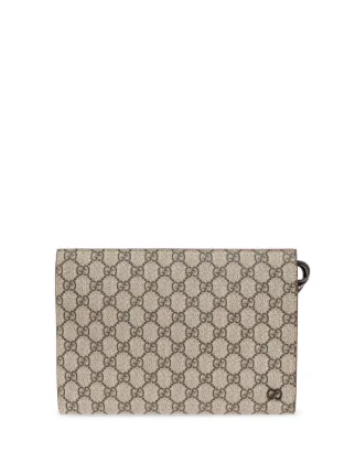 グッチ GGパターン クラッチバッグ　GUCCI Gucci GGパターン クラッチバッグ | ニュートラル | FARFETCH JP