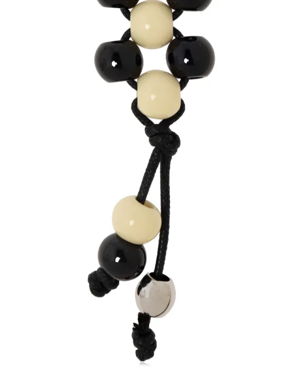 LEMAIRE Beaded Keychain | Black | FARFETCH