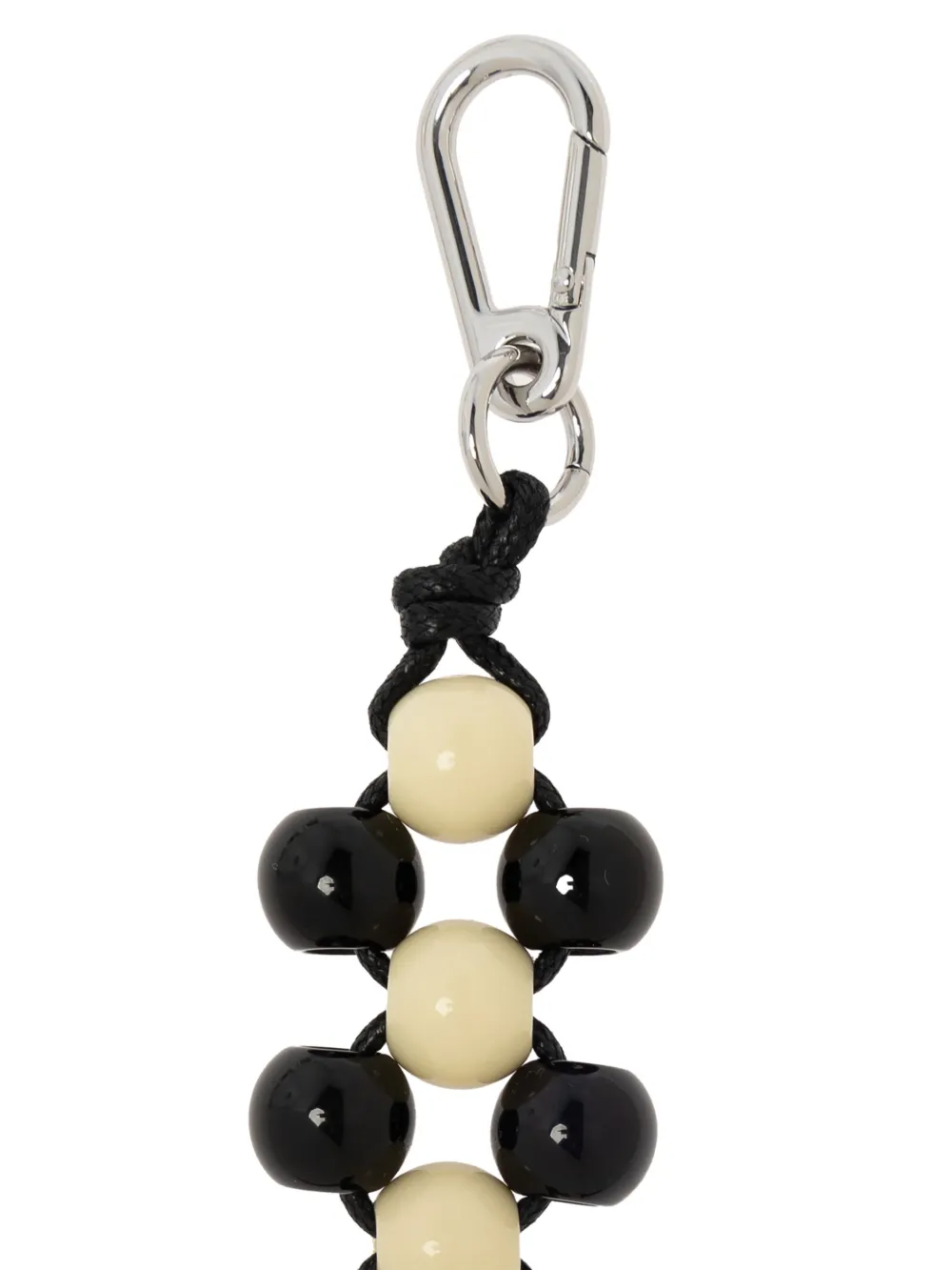 LEMAIRE Beaded Keychain | Black | FARFETCH