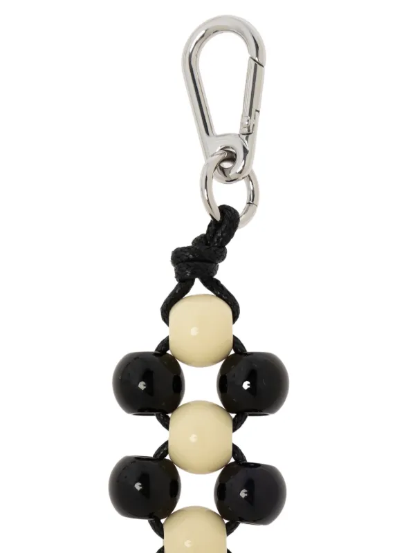 LEMAIRE Beaded Keychain | Black | FARFETCH