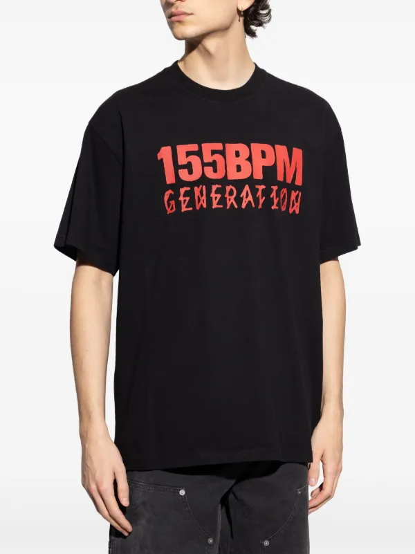 44 LABEL GROUP プリント Tシャツ | ブラック | FARFETCH JP