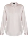 Emporio Armani silk-satin shirt - Pink