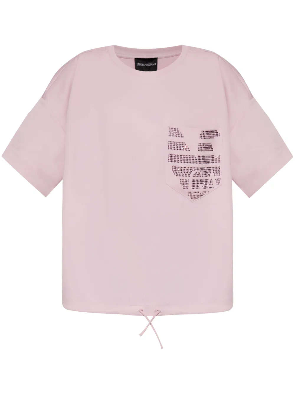 EMPORIO ARMANI LOGO-EMBELLISHED T-SHIRT