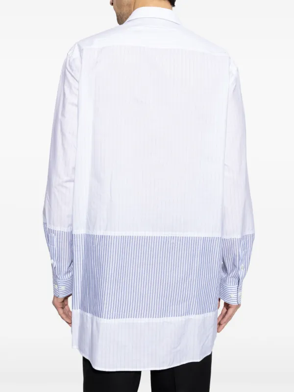 MM6 Maison Margiela ストライプ シャツ | ブルー | FARFETCH JP