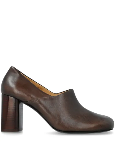 LEMAIRE 85mm leather pumps