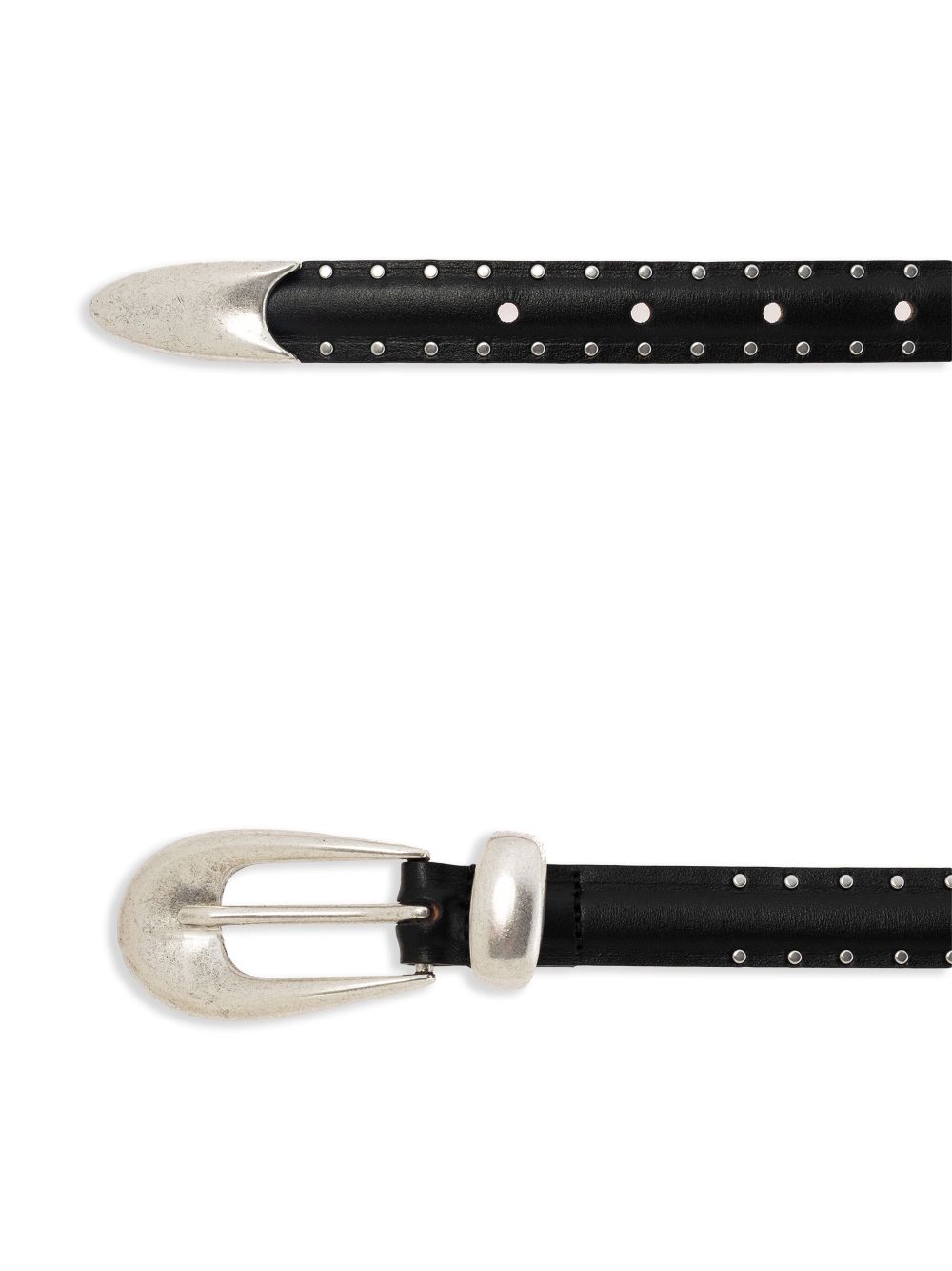 IRO leather belt - Zwart