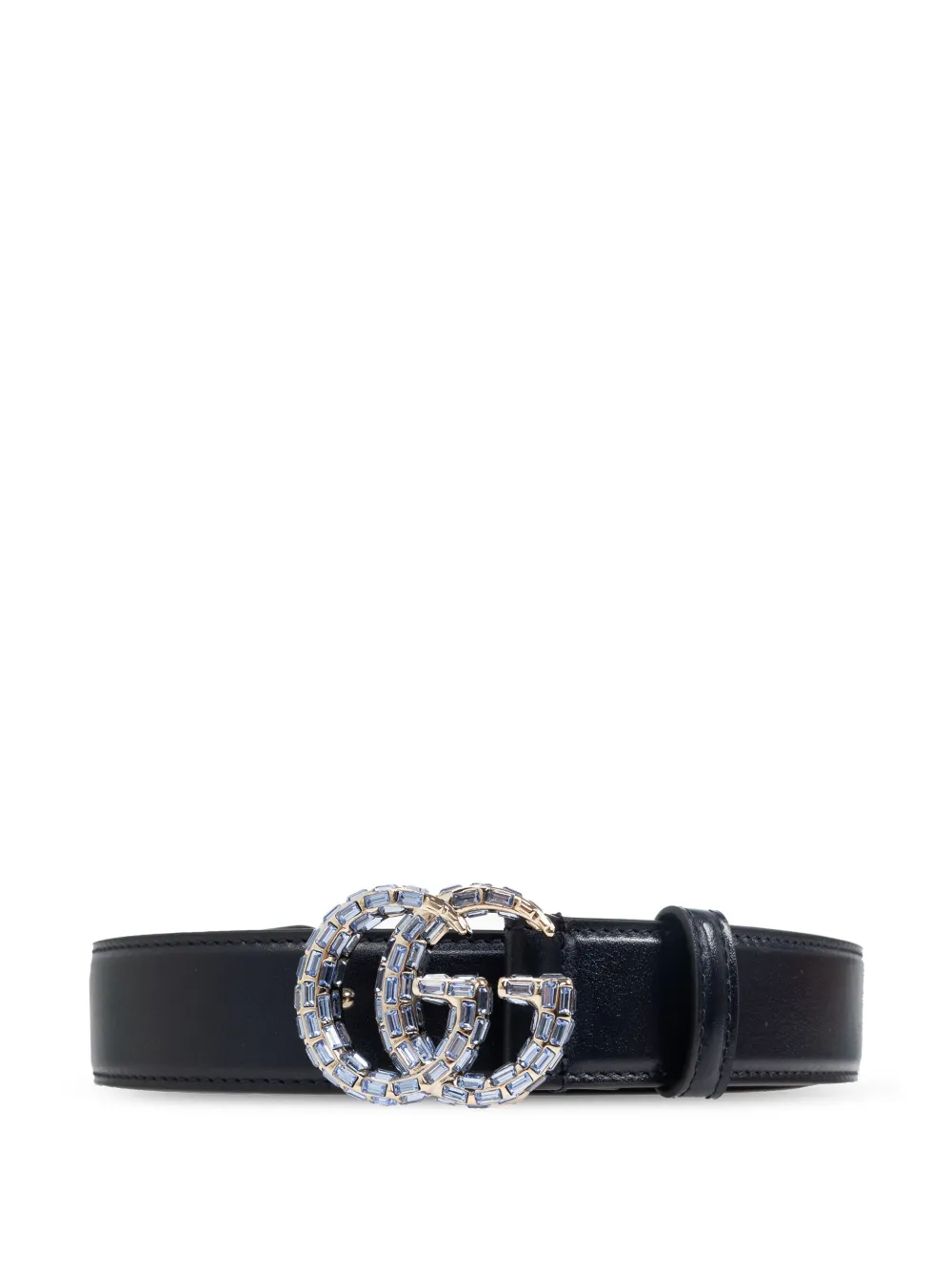 GUCCI GG MARMONT CRYSTAL-EMBELLISHED BELT