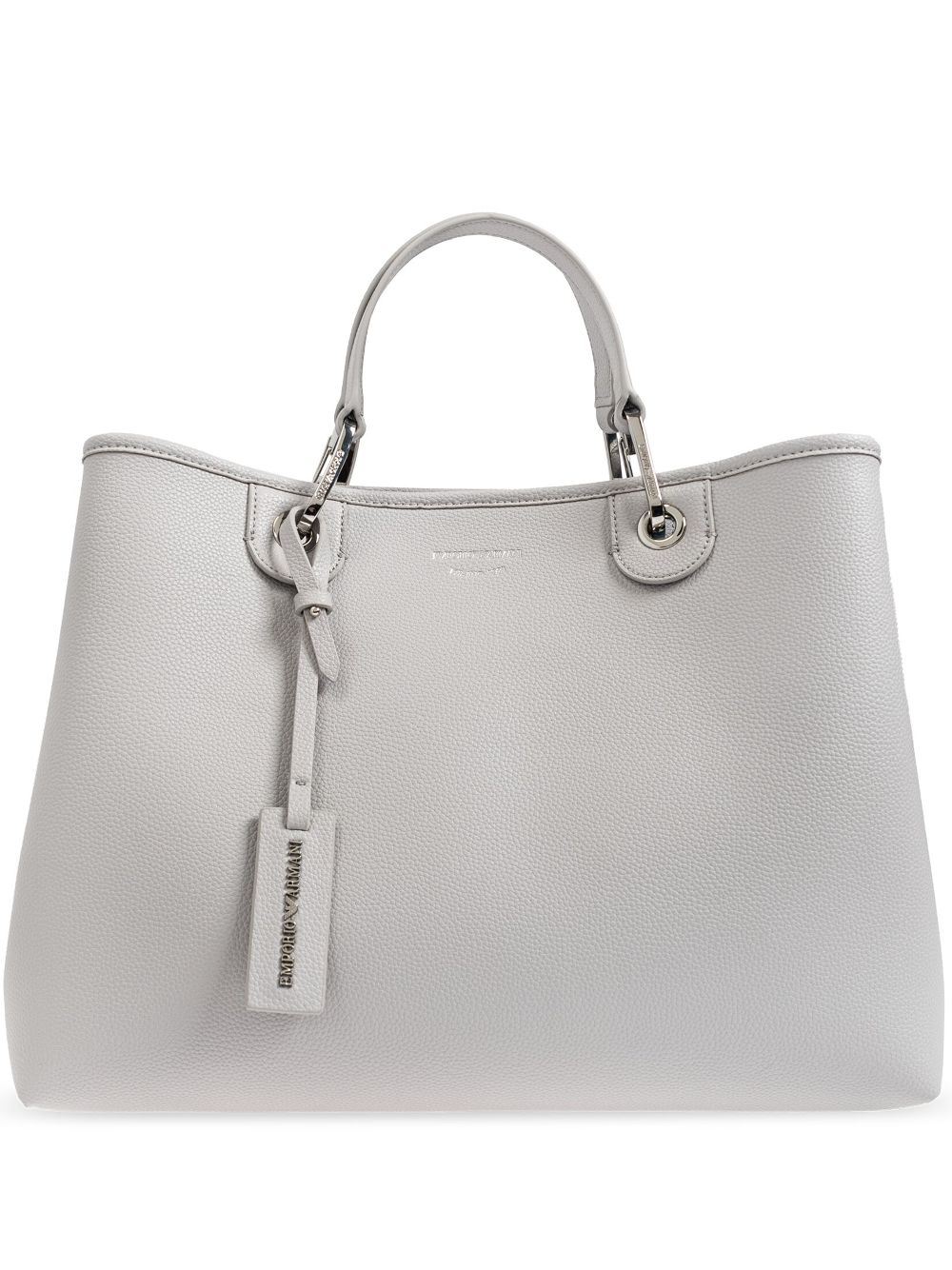 Emporio Armani medium MyEA tote bag - Grey