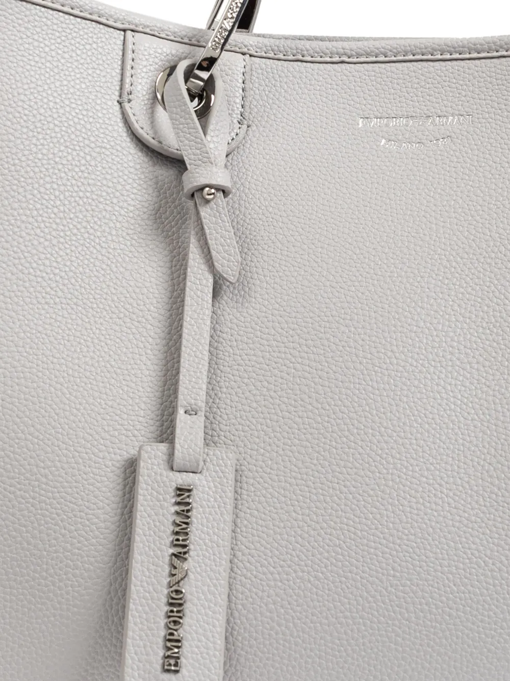 Emporio Armani Medium MyEA Tote Bag | Grey | FARFETCH