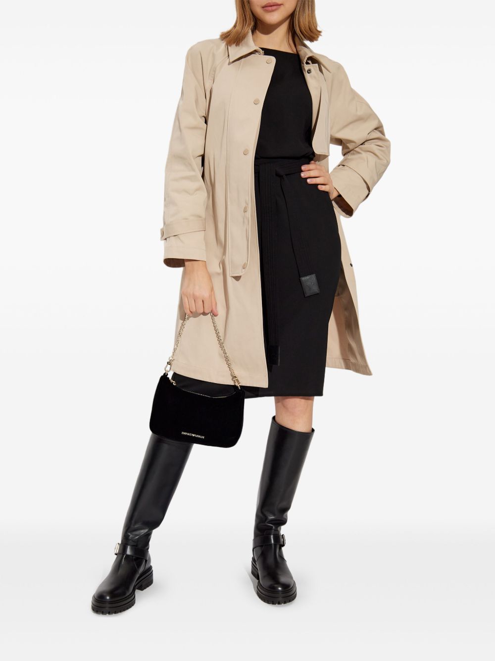 Emporio Armani waterproof trench coat - Neutrals