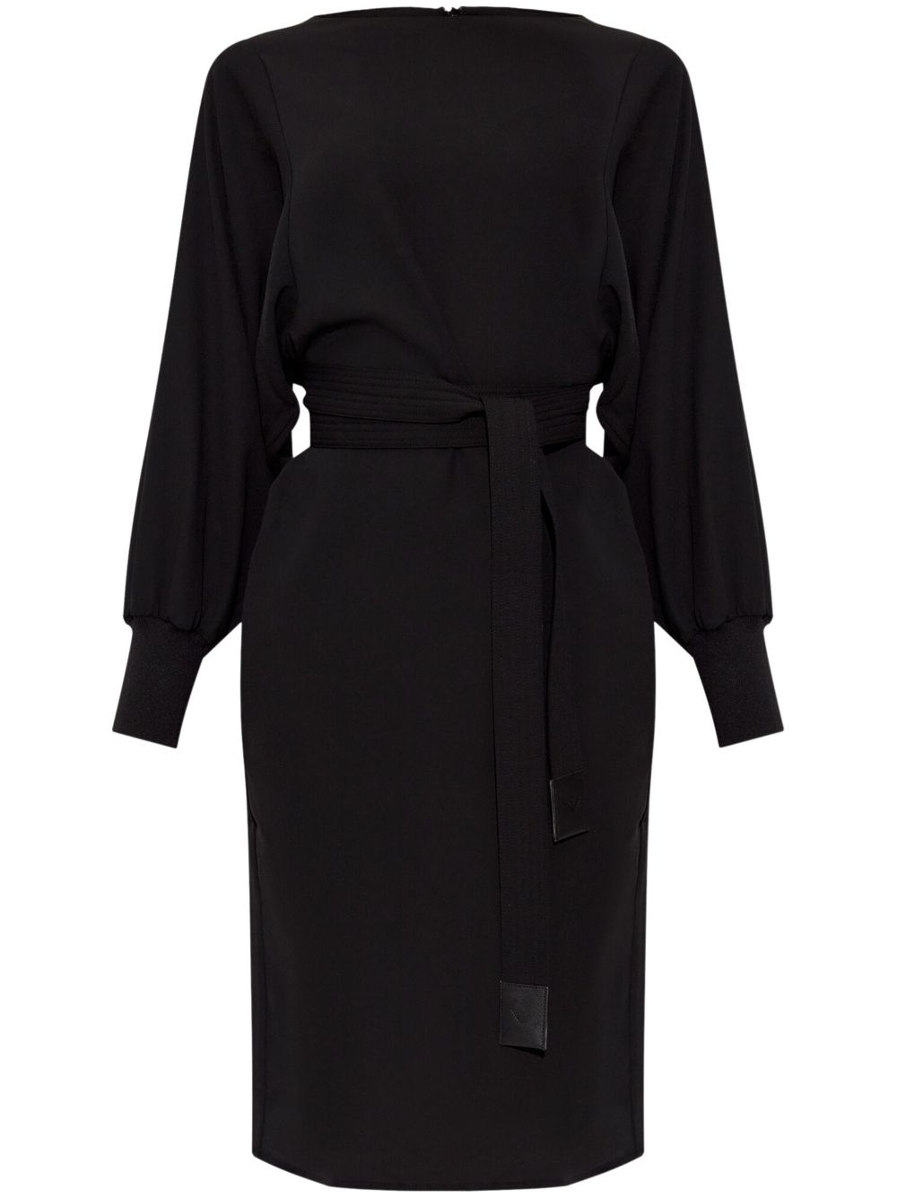 Emporio Armani belted dress - Black