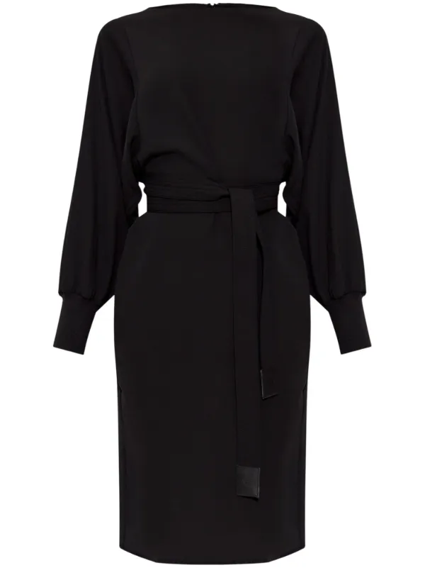 Emporio Armani Belted Dress | Black