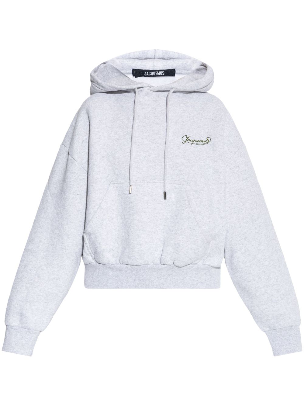 Jacquemus Hoodie met geborduurd logo Grijs