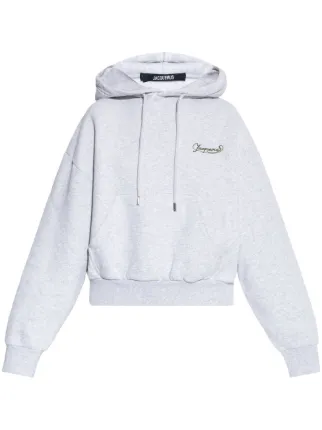Jacquemus ロゴ パーカー | グレー | FARFETCH JP