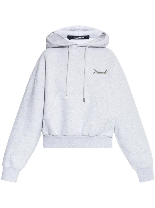 【送料&関税込】Jacquemus Logo Embroidered Drawstring Hoodie Jacquemus Logo Embroidered Drawstring Hoodie | italist
