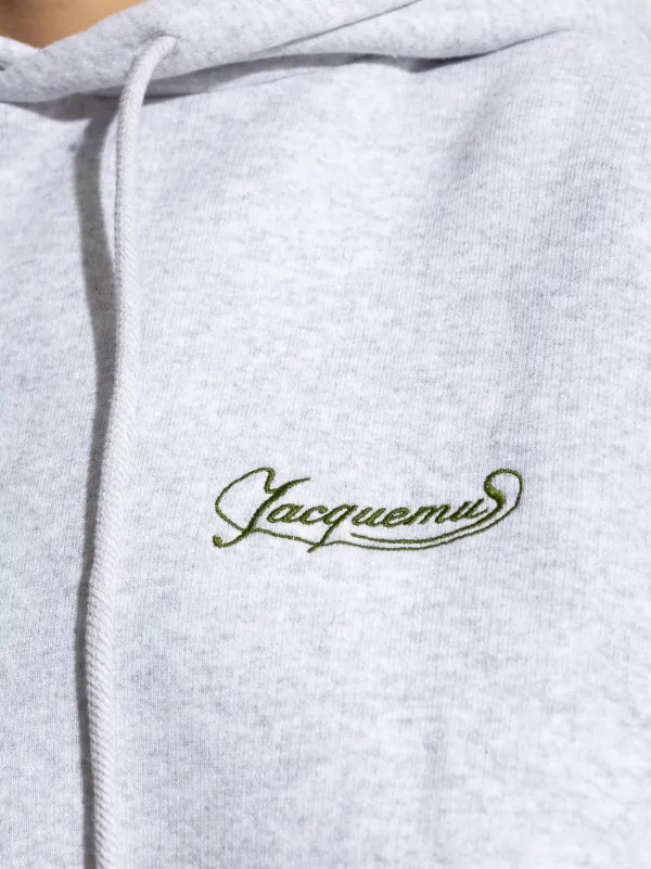 【送料&関税込】Jacquemus Logo Embroidered Drawstring Hoodie Jacquemus Logo Embroidered Drawstring Hoodie | italist