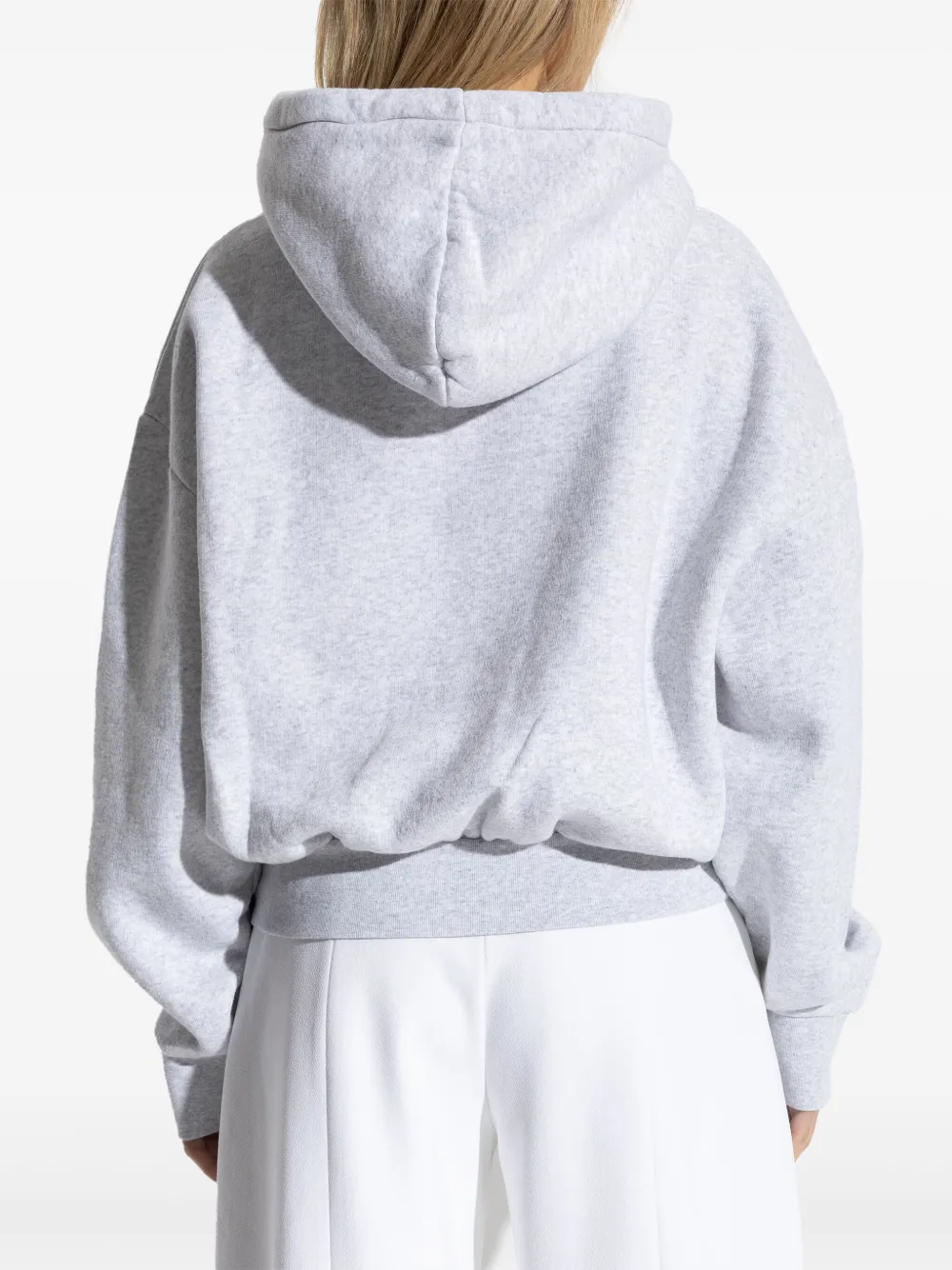 Jacquemus Hoodie met geborduurd logo Grijs