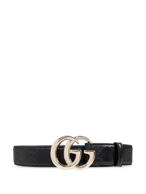 Gucci GGマーモント リバーシブル ベルト | ニュートラル | FARFETCH JP
