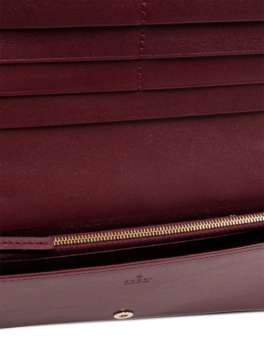 Gucci Portemonnee met horsebit detail Beige