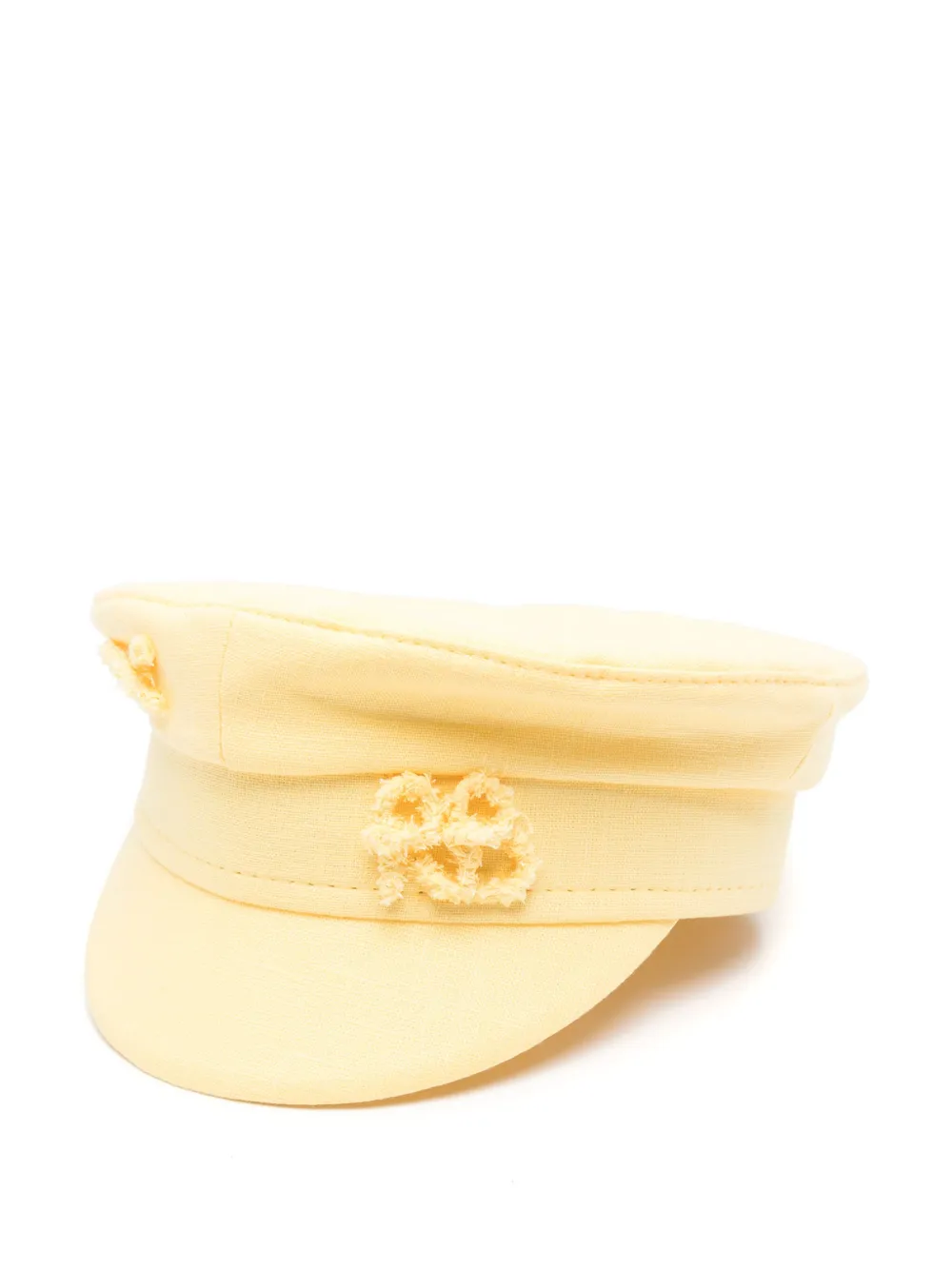 logo-embroidered baker boy hat