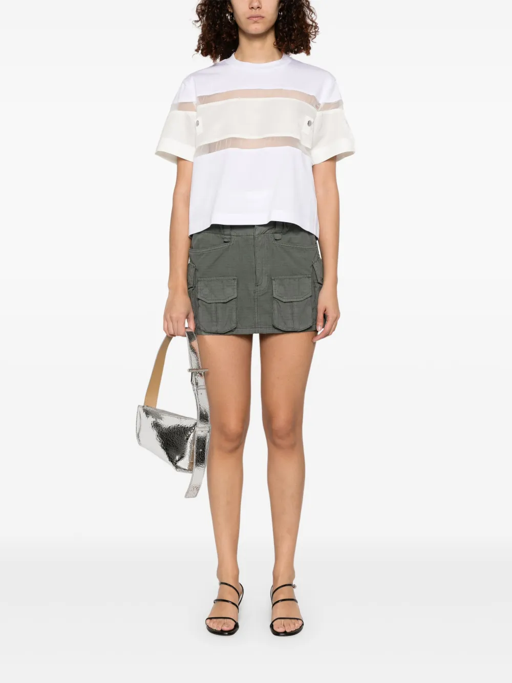 sacai playera con paneles en contraste | Playeras y jerséis | Image 2