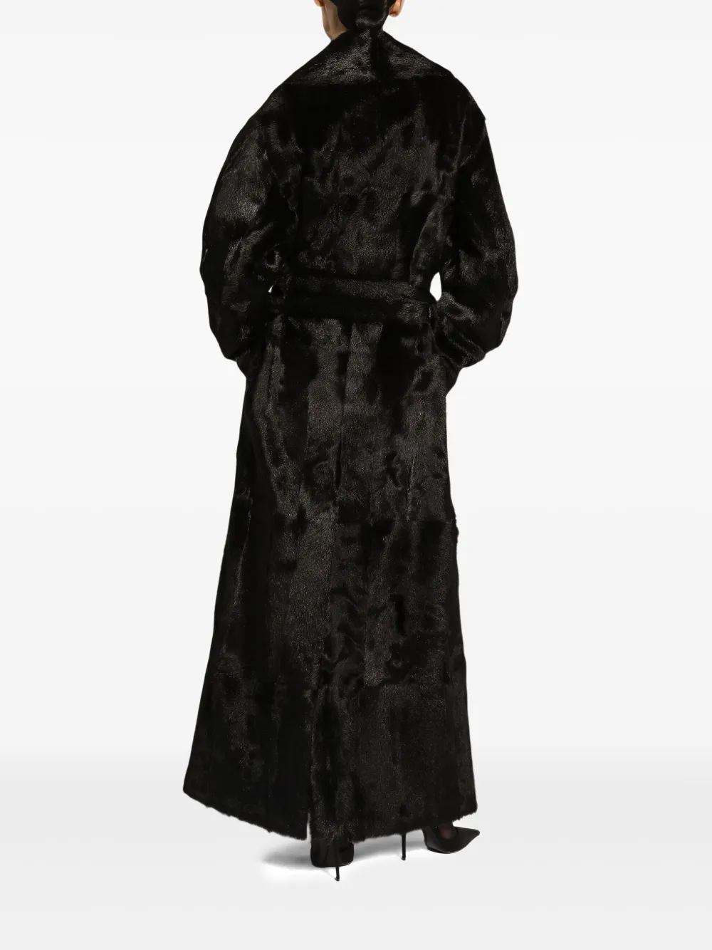 Dolce & Gabbana Leren jas Zwart