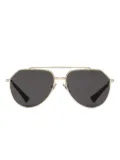 Dolce & Gabbana Eyewear Stefano pilot-frame sunglasses - Gold