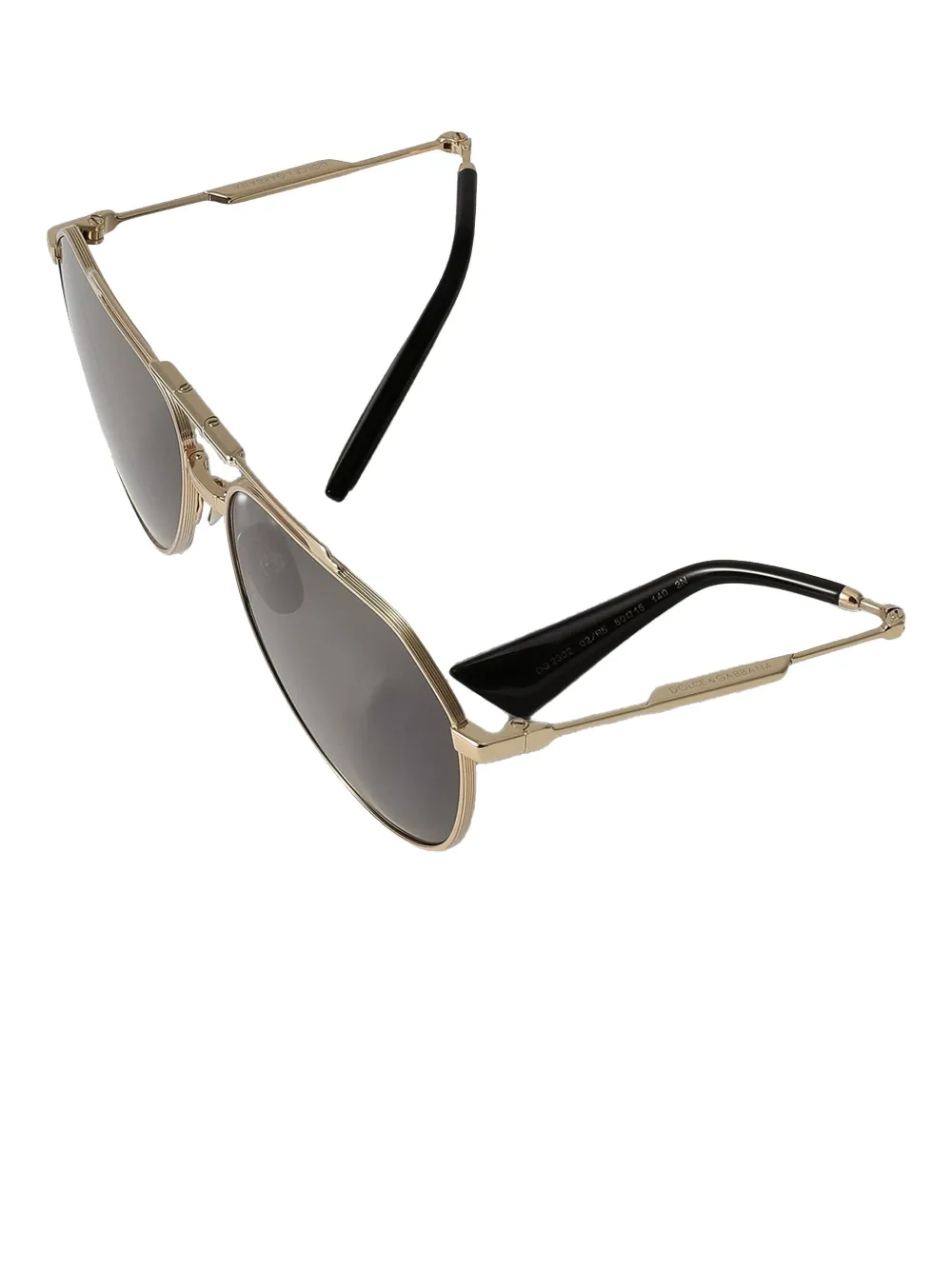Dolce & Gabbana Eyewear Stefano zonnebril met piloten montuur Goud