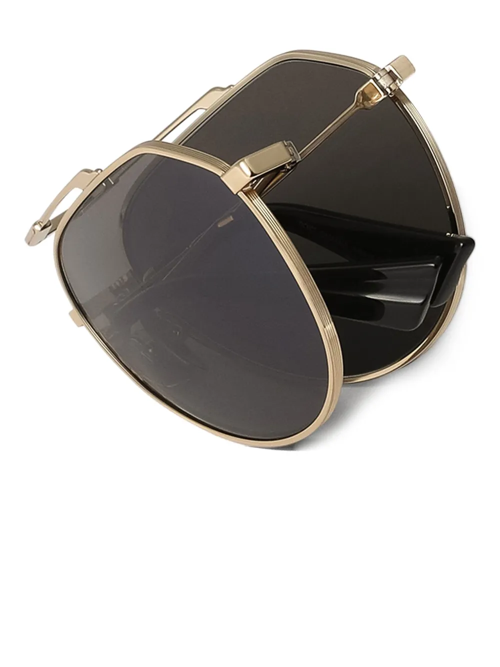 Dolce & Gabbana Eyewear Stefano zonnebril met piloten montuur Goud