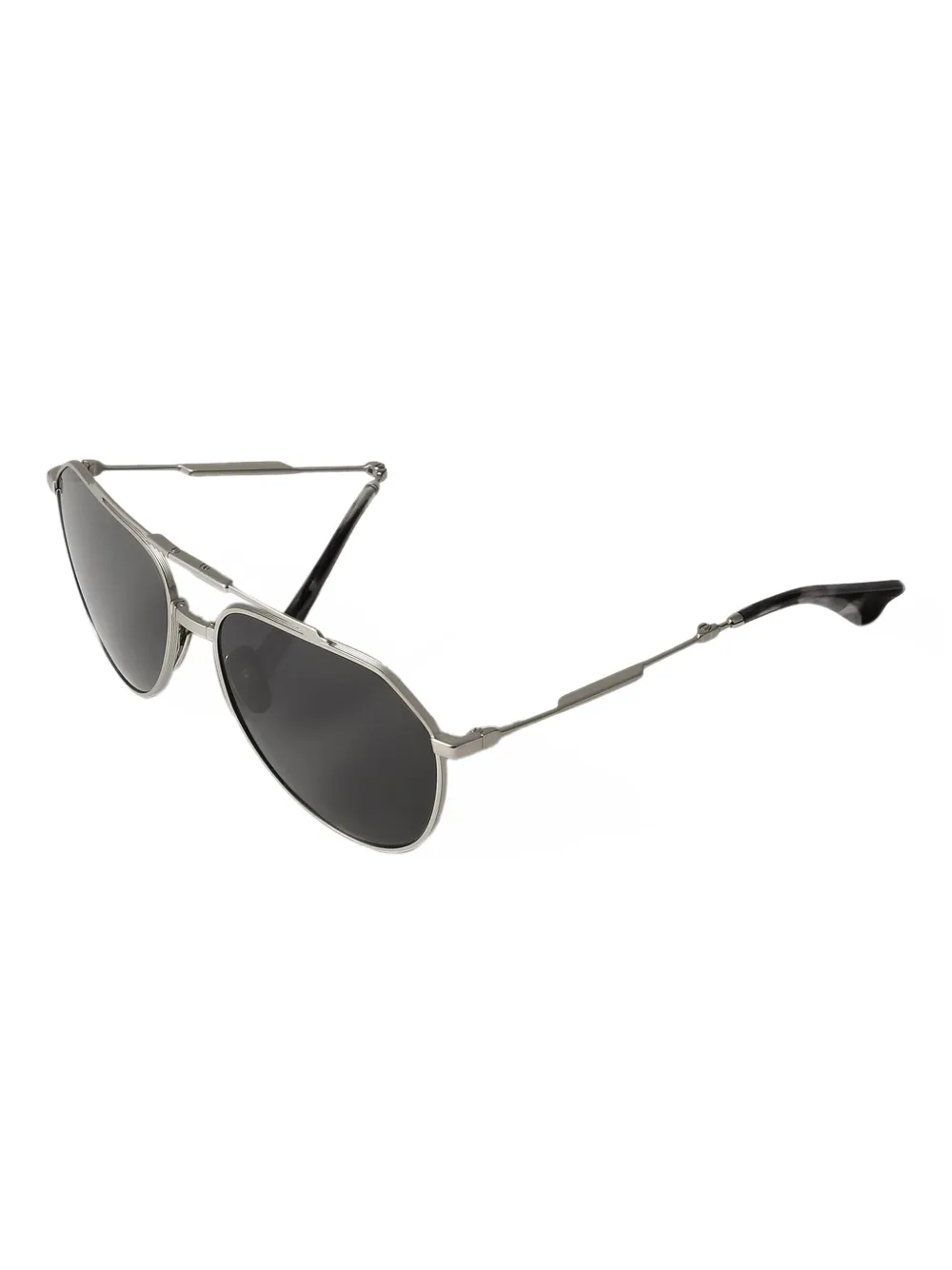 Dolce & Gabbana Eyewear Stefano zonnebril met piloten montuur Zilver