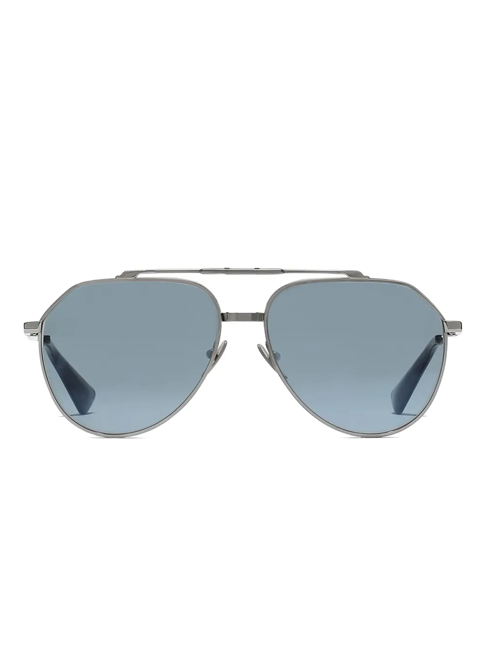 Dolce & Gabbana Eyewear Stefano pilot-frame sunglasses - Argento