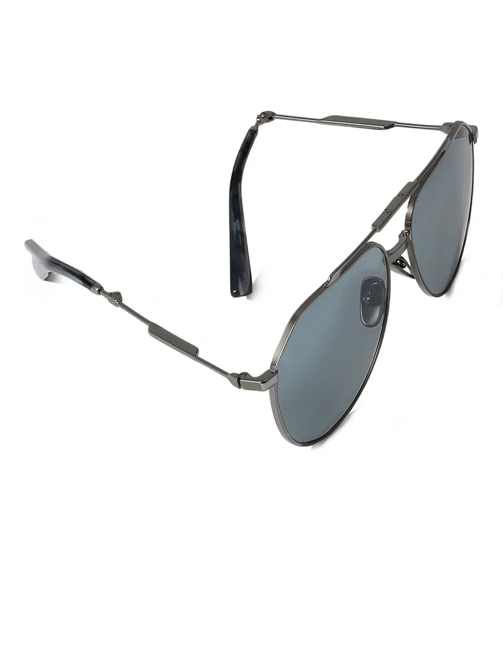 Dolce & Gabbana Eyewear Stefano zonnebril met piloten montuur Zilver
