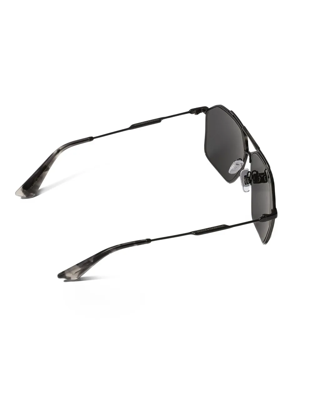 Dolce & Gabbana Eyewear Stefano zonnebril met piloten montuur Zwart