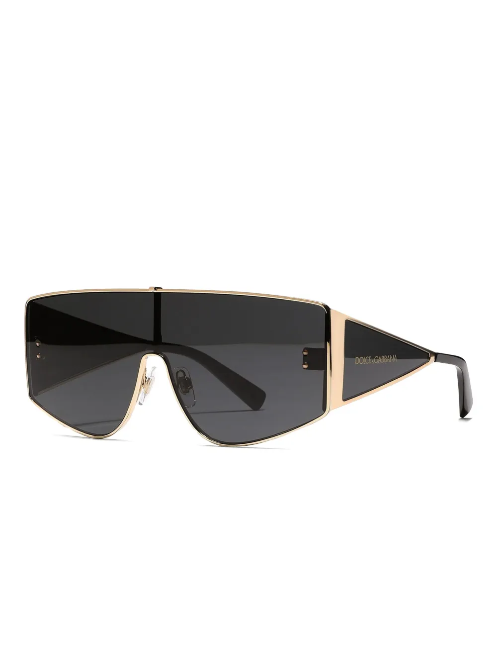 Dolce & Gabbana Eyewear oversize-frame sunglasses - Zwart