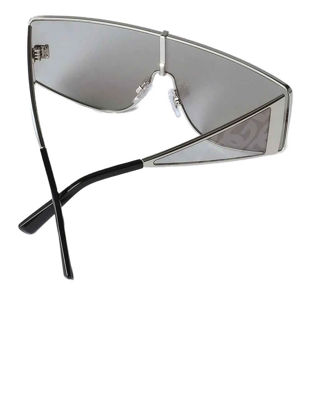 Dolce & Gabbana Eyewear Zonnebril met geometrisch montuur Zilver