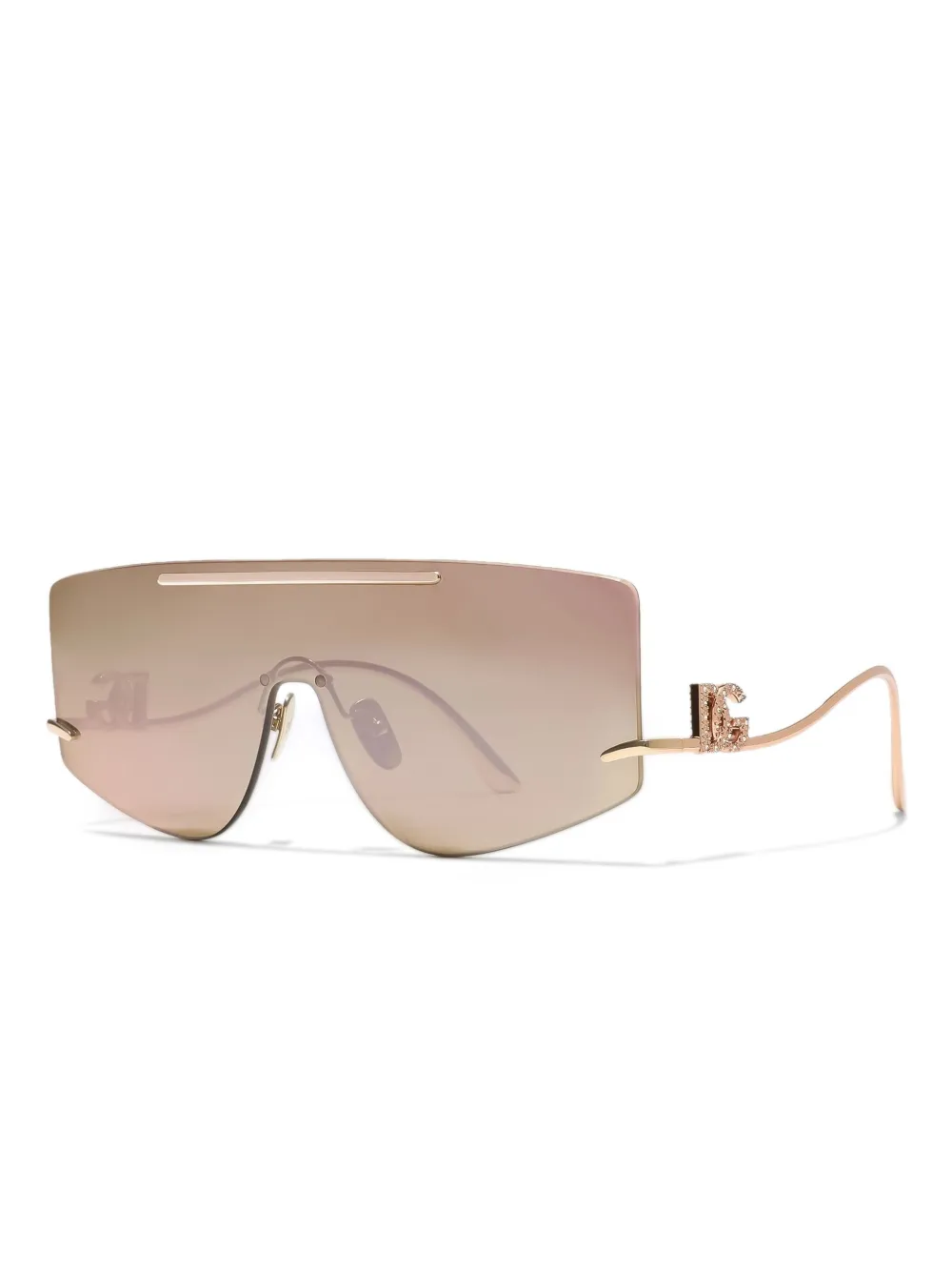 Dolce & Gabbana Eyewear shield-frame sunglasses - Roze