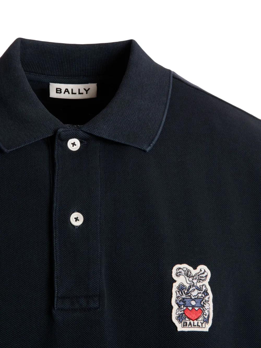 Bally Poloshirt met logo Blauw