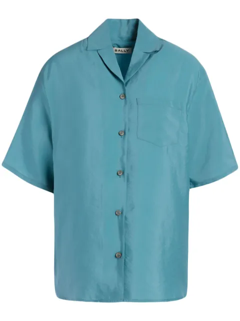 Bally logo-patch shirt 
