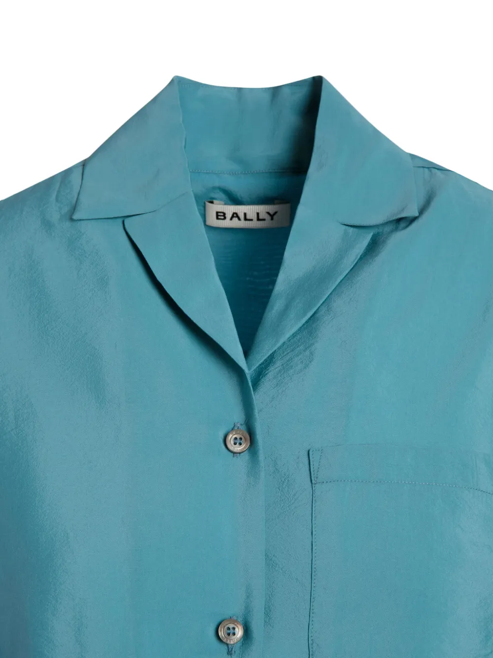 Bally Blouse met logopatch Blauw