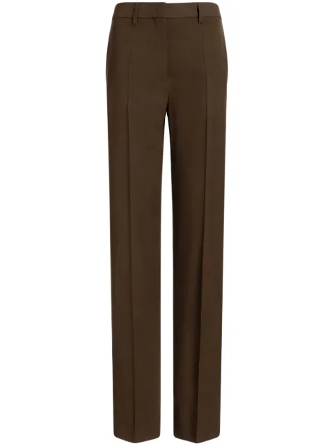 Bally pantalones rectos con pinzas