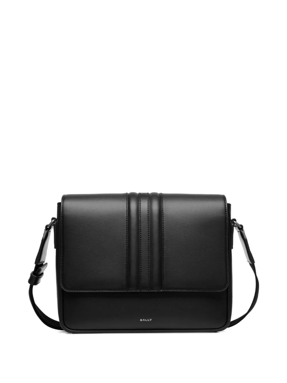 Bally Mythos stripes-detail crossbody bag - Nero